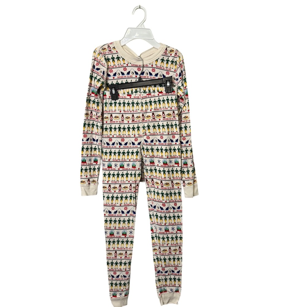 Hanna Andersson Elf Christmas Organic Cotton Pajama Set Kids 12 150cm Soft Cozy